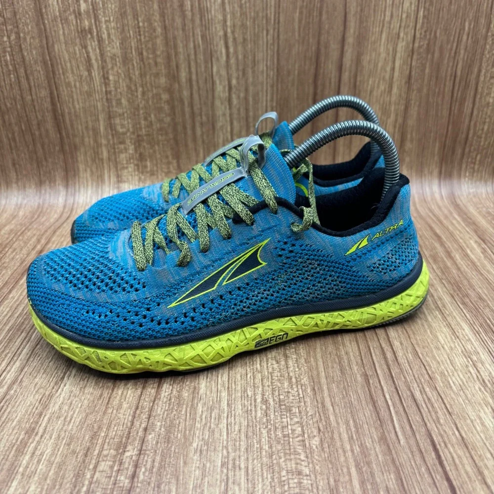 Altra Escalante Racer Boston Running‎ Shoes Women 7.5 Blue Yellow Sneakers